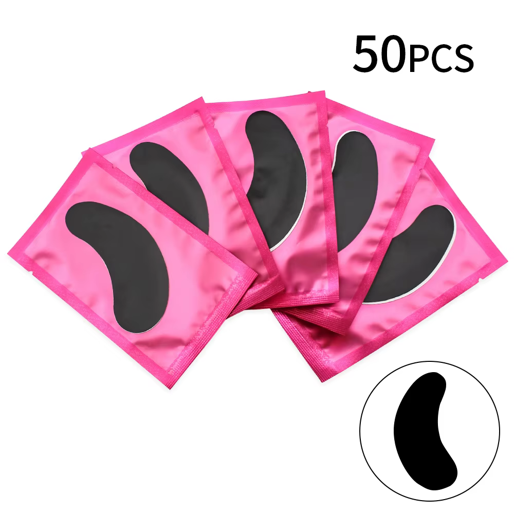 Patchs noirs de rembourrage pour Extension de cils