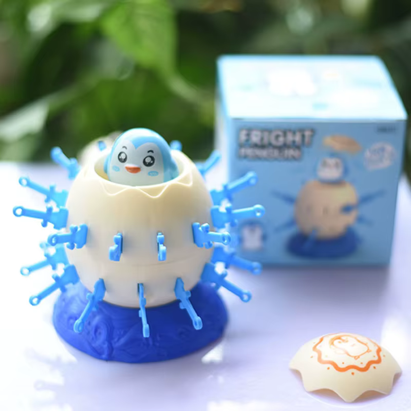 Mini pingouin nouveauté jouet éducatif pour enfants-jeu interactif Parent-enfant-faveur de fête de vacances-thème de seau de Pirate grenouille