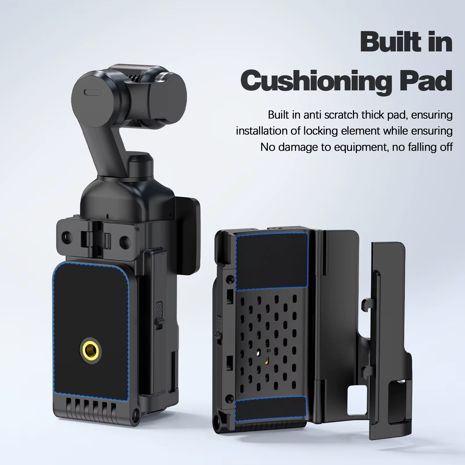 Base de montage magnétique à angle réglable pour DJI Osmo Pocket 4, base de bureau multifonctionnelle, accessoires pour caméra sportive