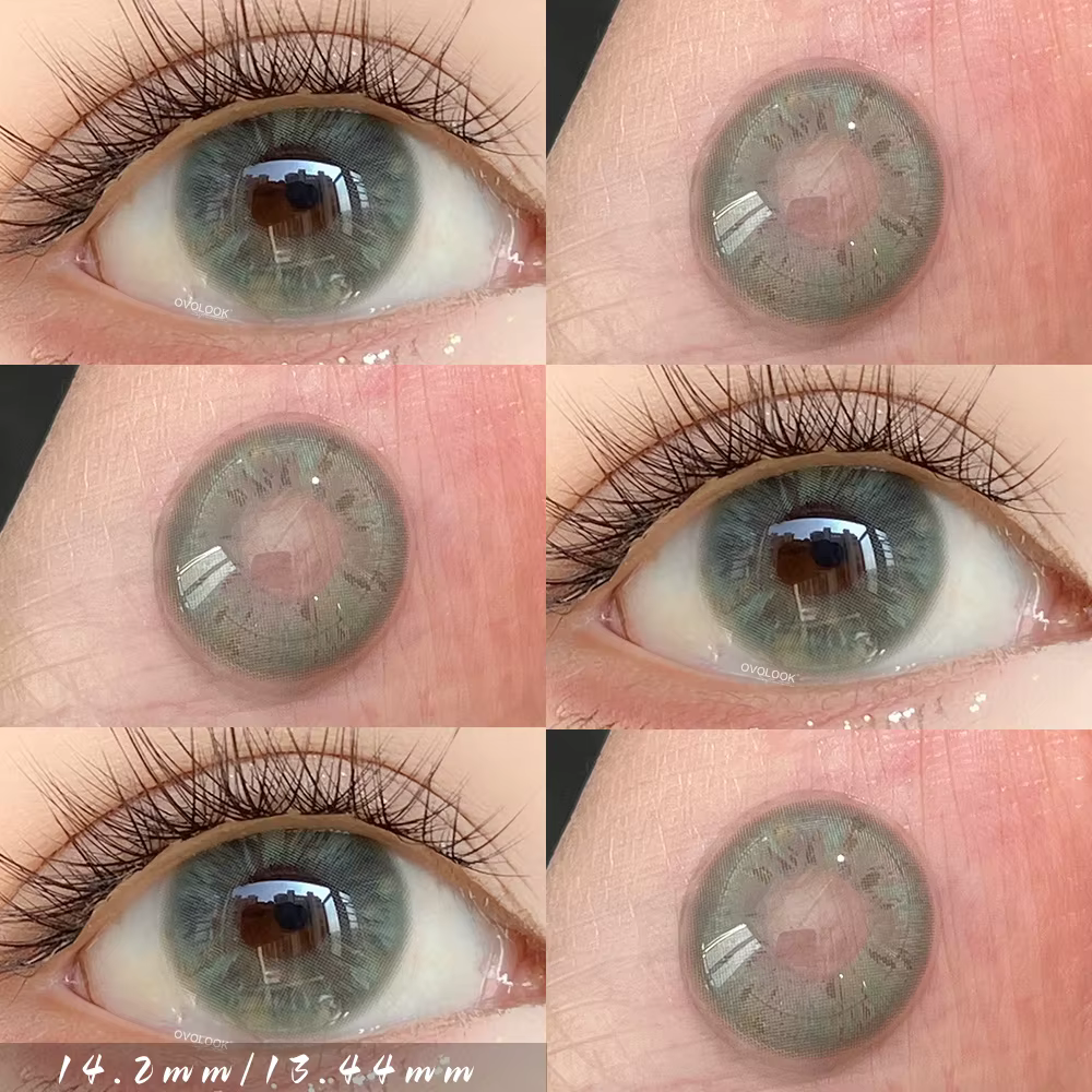 2pcs lentilles de Contact arc-en-ciel colorées pour les yeux Belleza couleur élèves