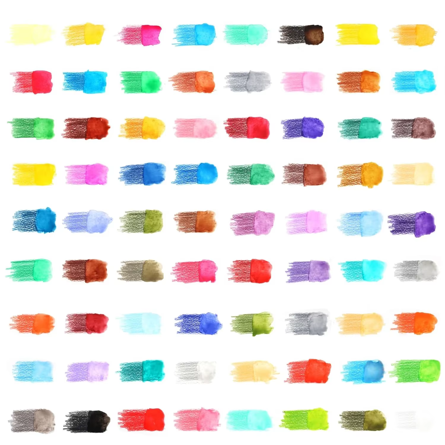 Ensemble de crayons de couleur à l'eau 12/24/36/48, crayons de couleur solubles dans l'eau doux et lumineux, noyau de mine de 3 mm, durables et non toxiques