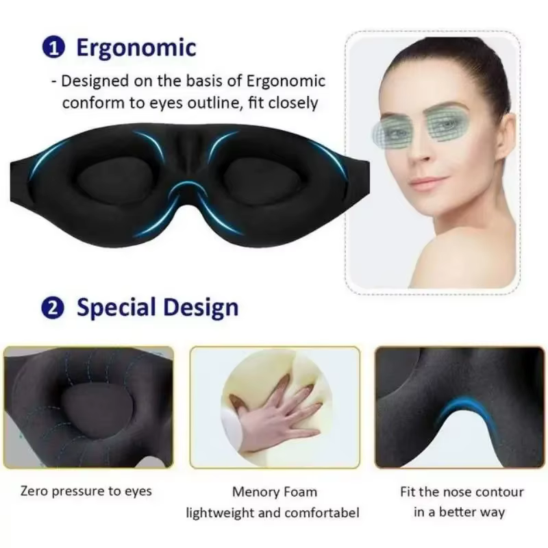 Masque de sommeil 3D pour les yeux