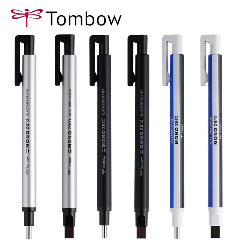 Tombow MONO zéro crayon rétractable gomme stylo poussoir caoutchouc ластик pour fournitures d'art dessin peinture école papeterie papeleria