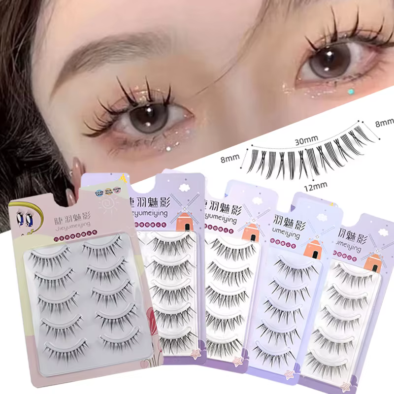 Extension de faux cils en vison naturel croisé