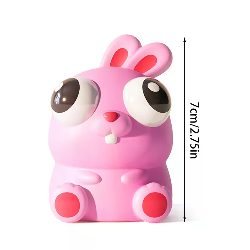 Jouets sensoriels animaux de dessin animé à presser, nouveauté amusante, jouet anti-stress et anti-anxiété, œil rebondissant, cadeaux pour enfants et adultes