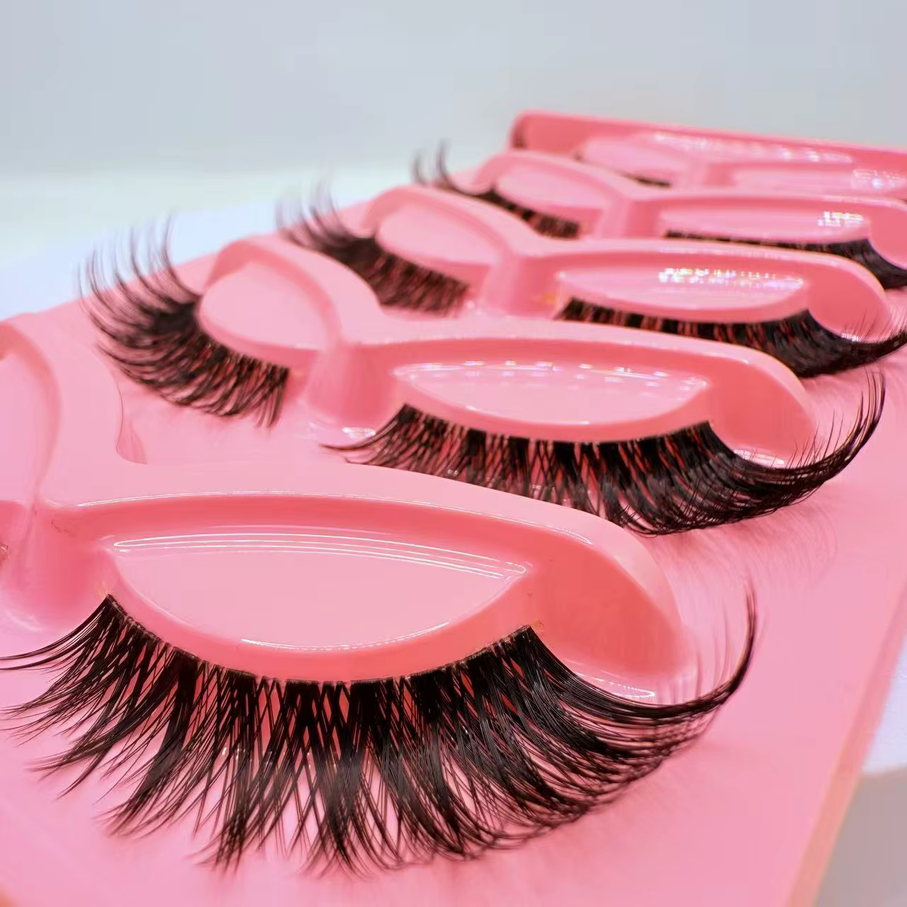 5 paires de faux cils dramatiques