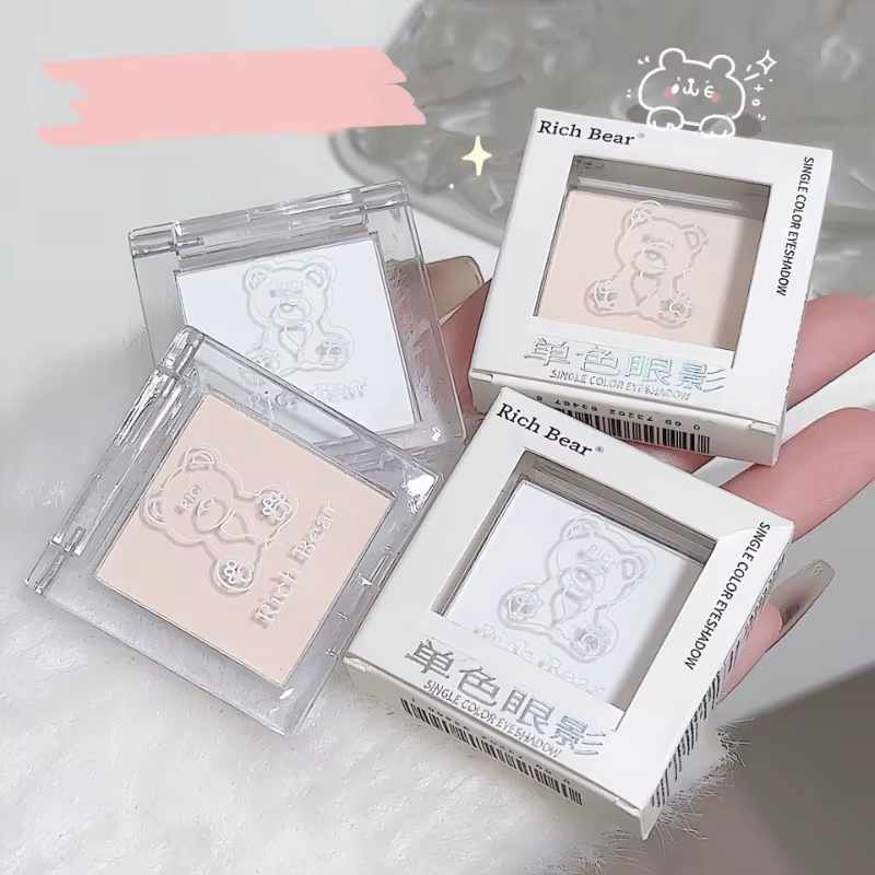 Palette de maquillage de fard à paupières couleur Jade blanc