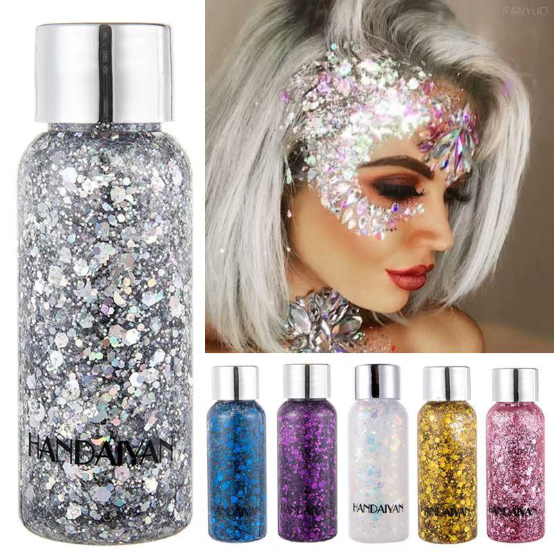 Gel à paillettes pour les yeux