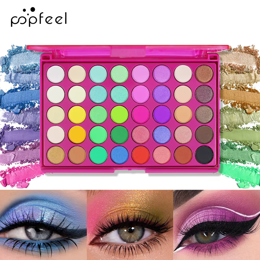 POPFEEL Palette de fards à paupières 40 couleurs