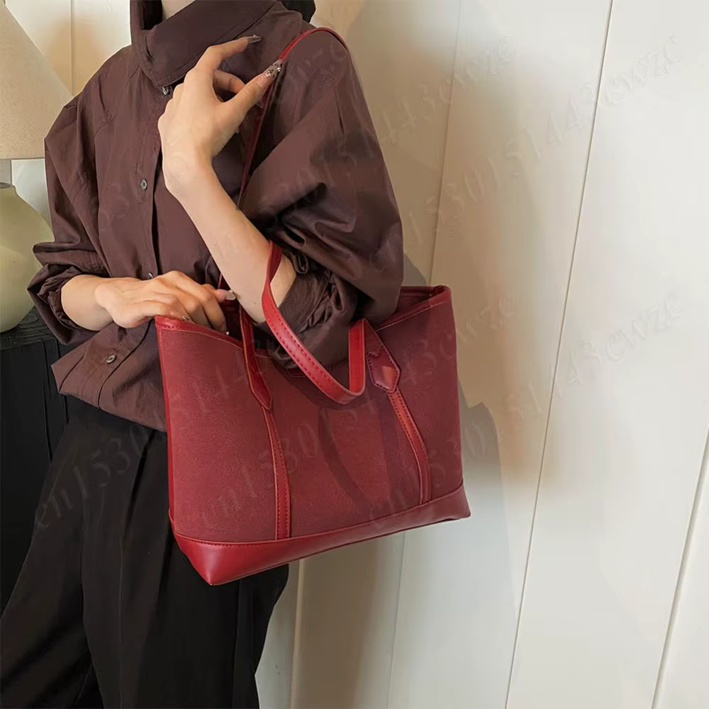 Sac à Main en Faux Daim pour Femme, Fourre-Tout avec Fermeture Éclair, Rétro, Sous les Bras, Solide, Document CommPiedmont, Shopping