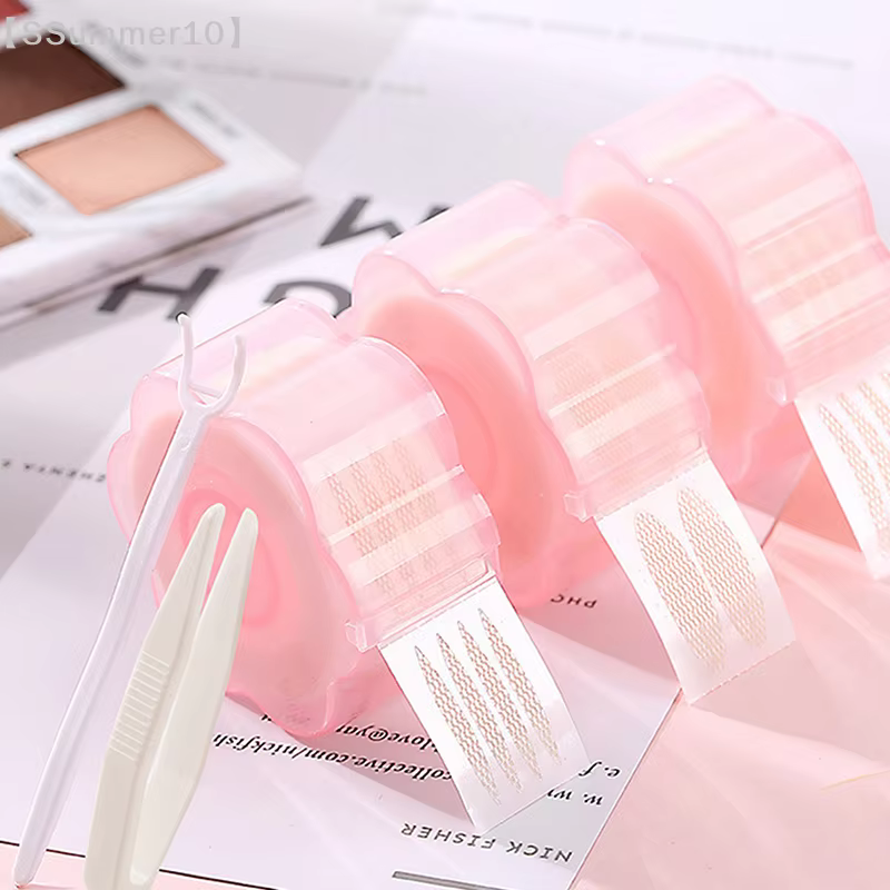 【SSummer10】360 pièces de bandes adhésives transparentes gris beige pour paupières - Autocollants invisibles pour yeux