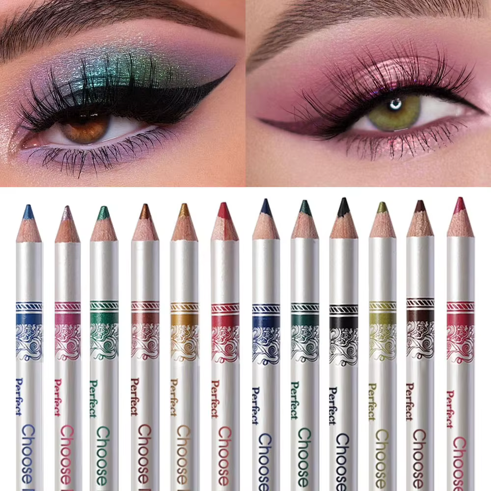 Crayon Eyeliner imperméable à haute brillance et résistant aux taches – Options longue durée