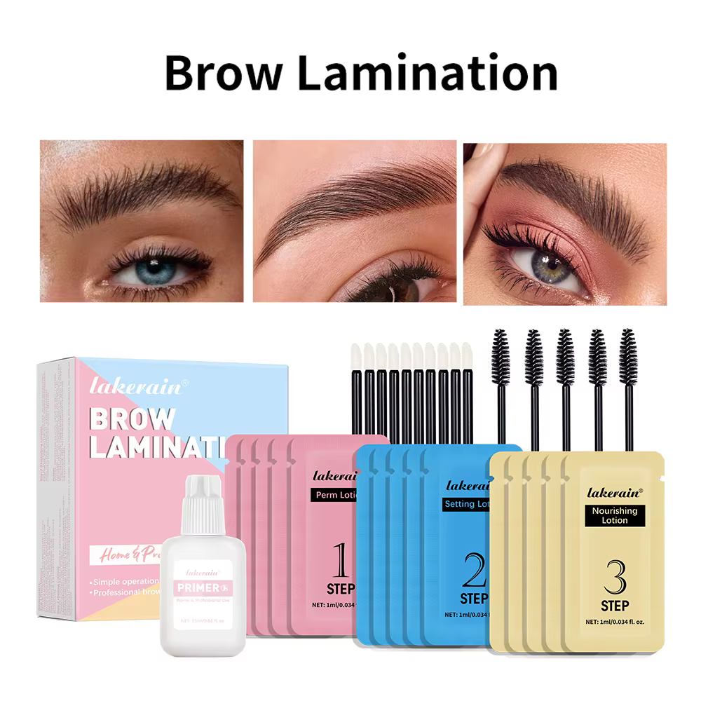 Kit de stratification des sourcils à la maison