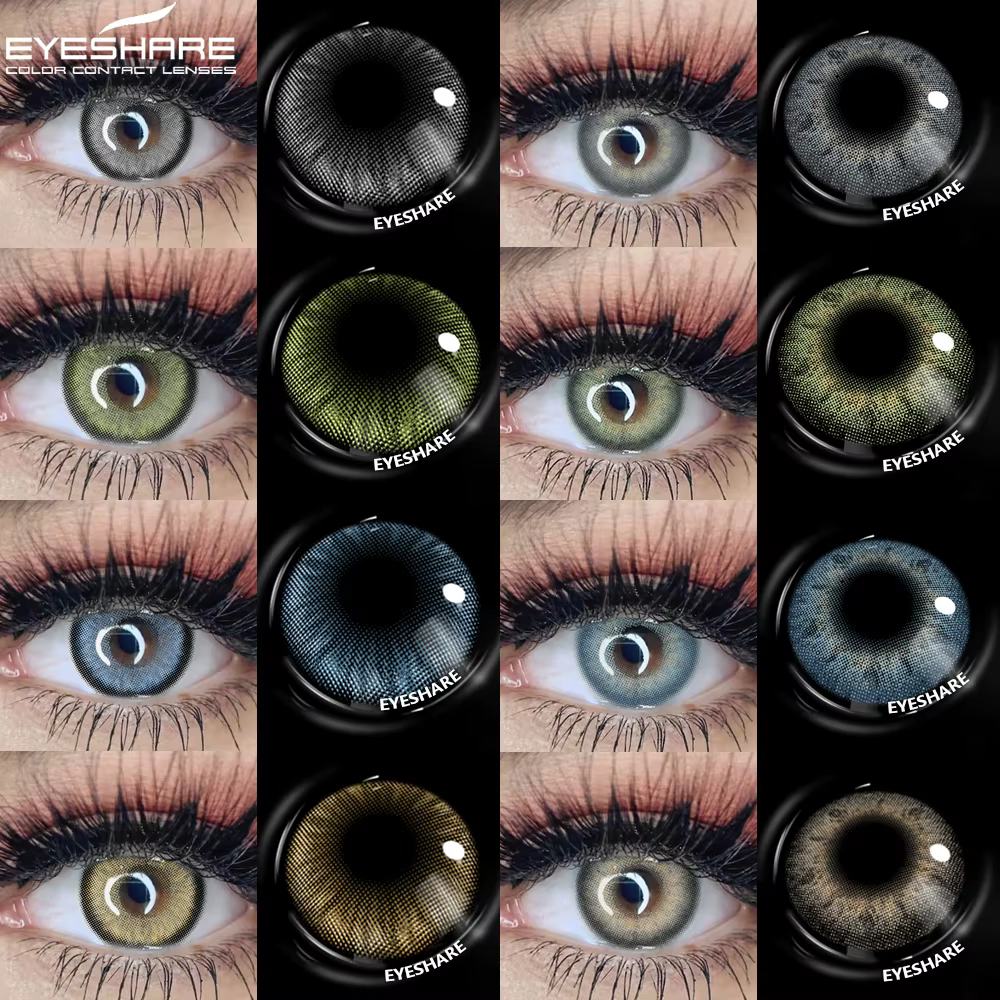 EYESHARE 2 pièces lentilles de contact colorées pour les yeux