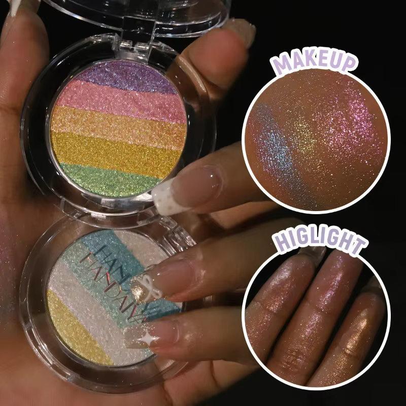 Palette de fards à paupières caméléon colorés