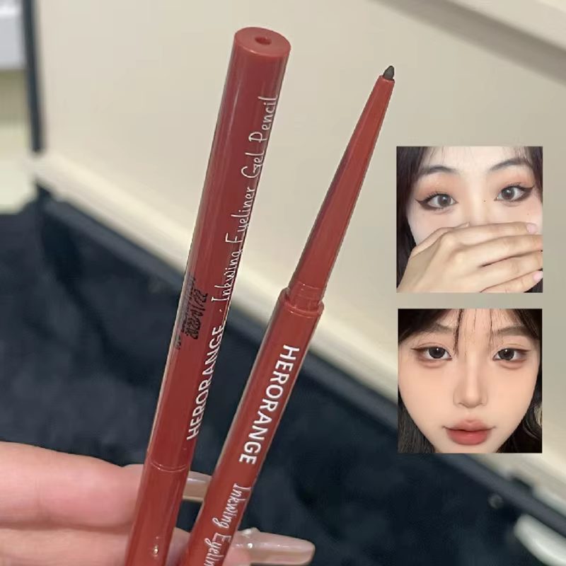 Crayon Eyeliner Gel Ultra-fin rose marron sous les yeux