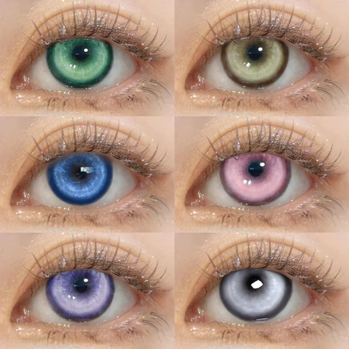 Lentilles de contact colorées pour cosplay