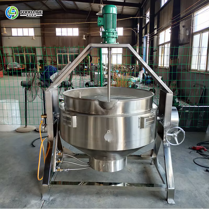 Machine de fabrication de sauces industrielle pour la production de sauce tomate et de sauce piquante