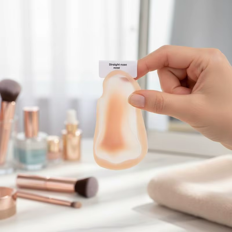 Faux nez en silicone professionnel pour maquillage, effets spéciaux, respectueux de la peau, naturel, réutilisable, pour maquillage de scène, prothèse faciale