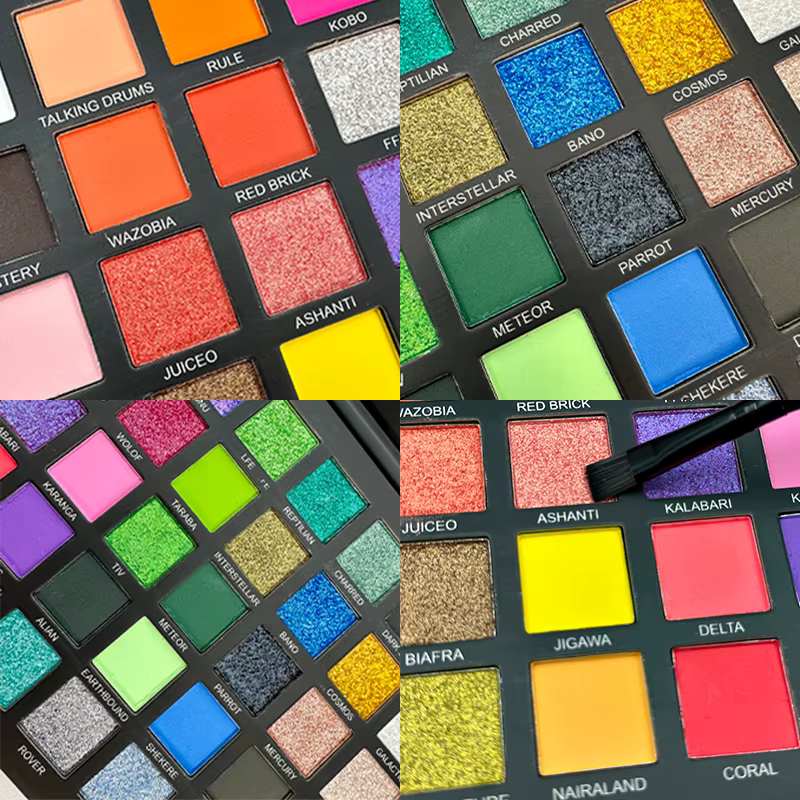Palette de fards à paupières 50 couleurs