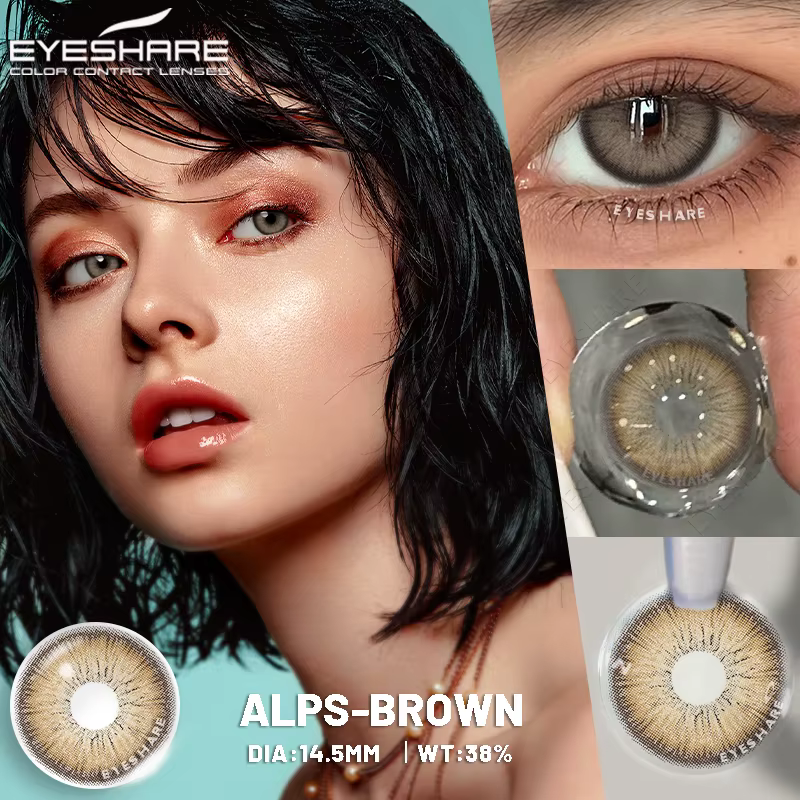 EYESHARE 1 paire de lentilles de Contact de couleur de mode pour les yeux