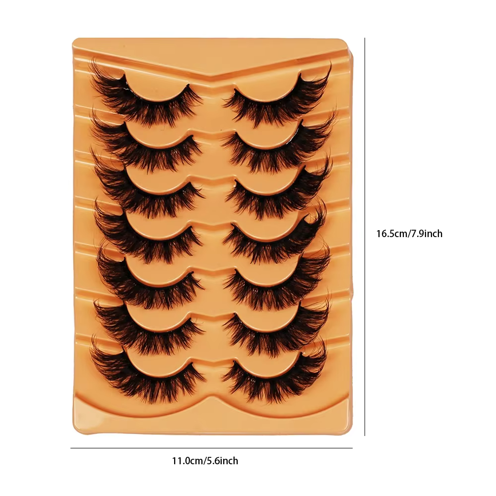 Faux cils longs et moelleux pour l'allongement et l'amélioration des yeux