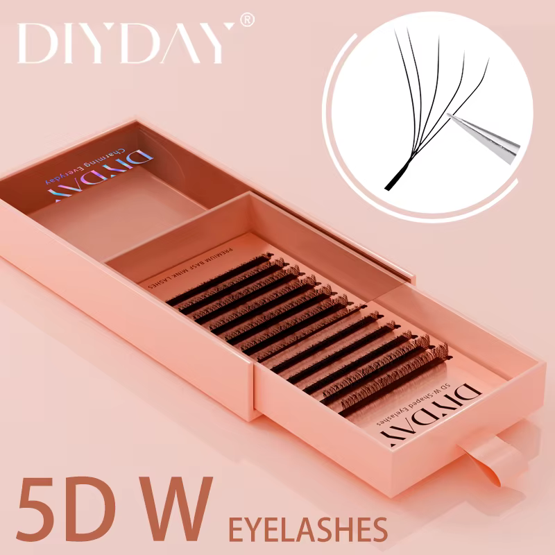 DIYDAY Extension de cils en forme de W 3d 4d 5d 6d 7d 8d W
