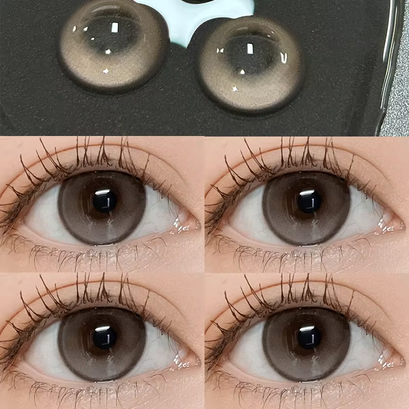 Lentilles de Contact Brunes avec Dioptries