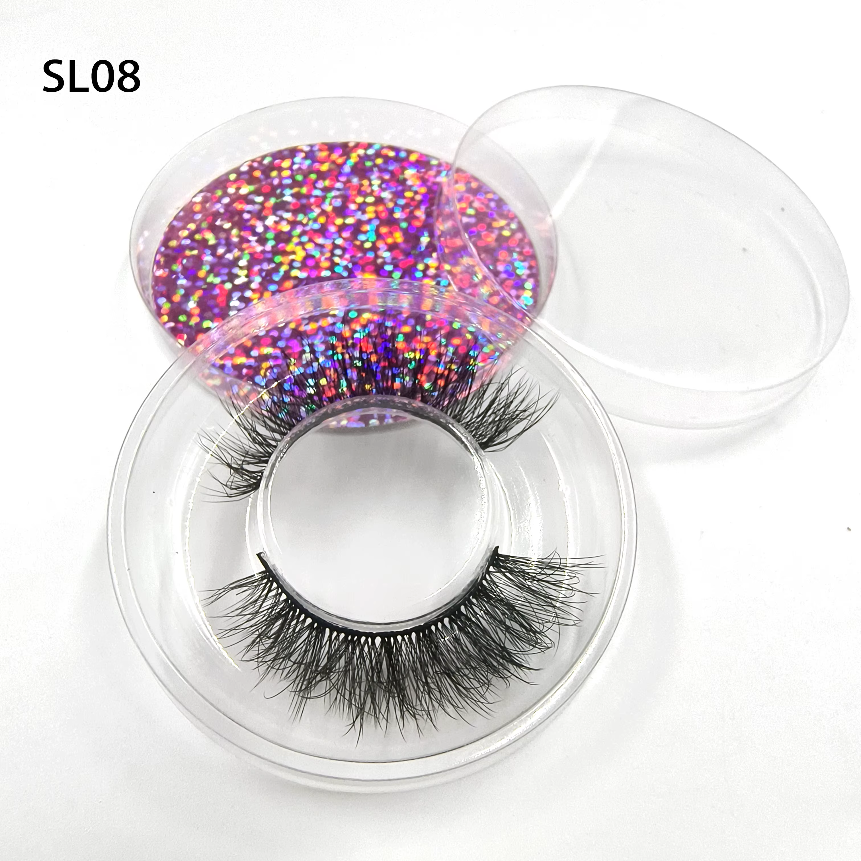 Cils Logo personnalisé 30/50/100 paires Faux