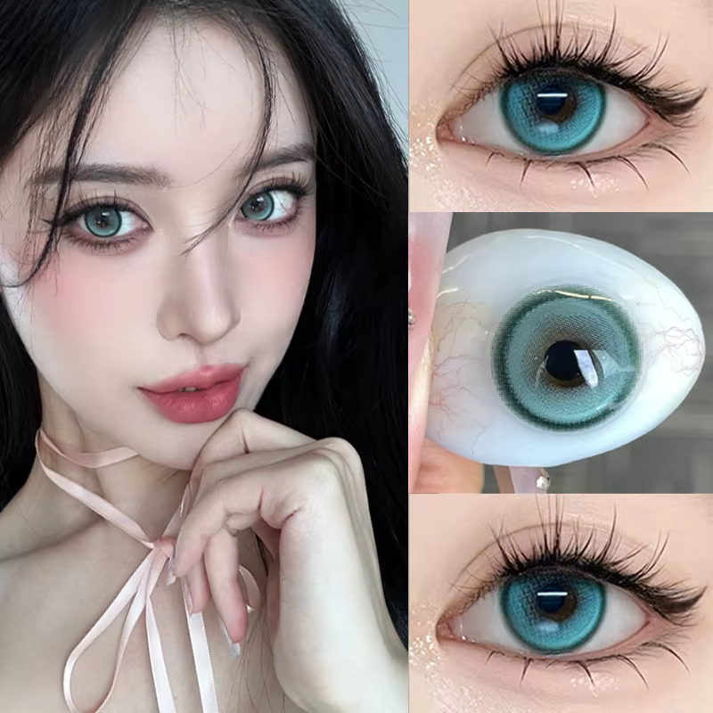 YIMEIXI 1 paire de lentilles de Contact de couleur myopie pour les yeux