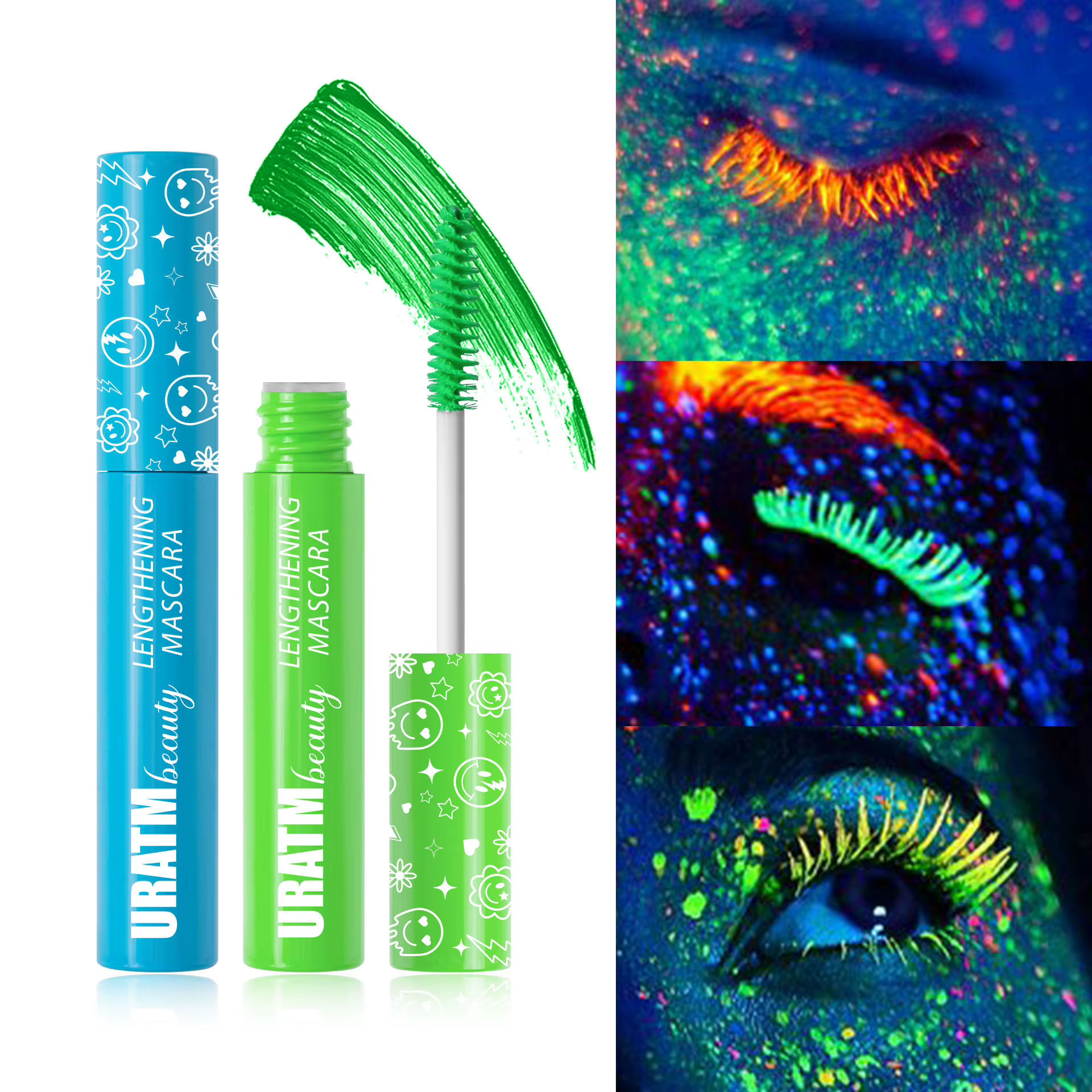 Mascara Fluorescent 6 couleurs