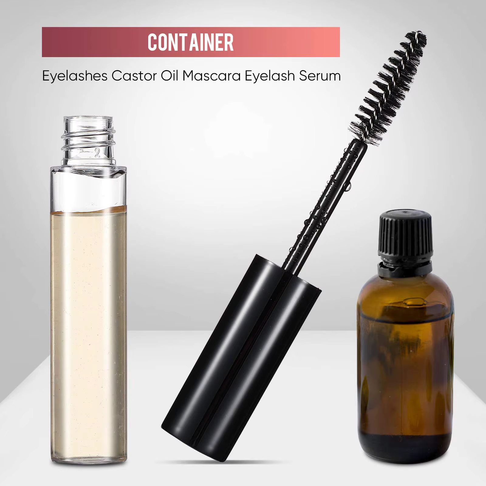 Ensemble de Tubes de Mascara vides de 10ml