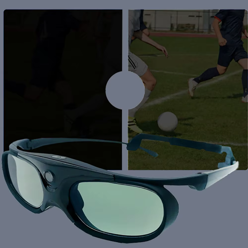 Lunettes réflexe Coordination oculaire Interférence visuelle entraînement tête haute Football basket-ball technologie intelligente lunettes d'entraînement