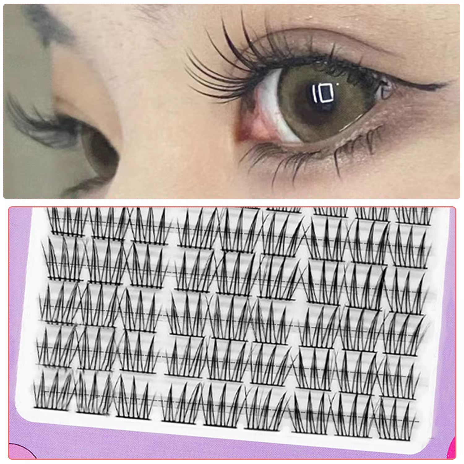 90duo Girl Group Eye Nature trilogie bande dessinée faux cils