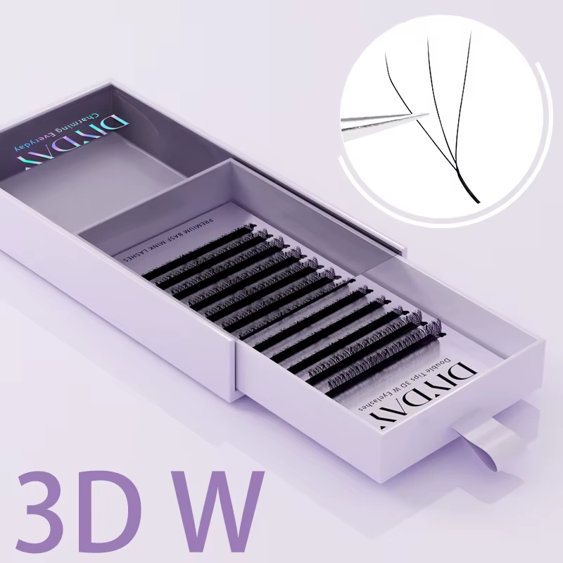 DIYDAY Extension de cils en forme de W 3d 4d 5d 6d 7d 8d W