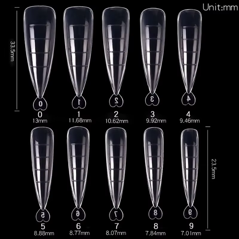 100 pièces/boîte ongles conseils ensemble complet acrylique faux doigt UV Gel vernis rapide faux ongles pointe manucure outils Nail Art bricolage outils Kit