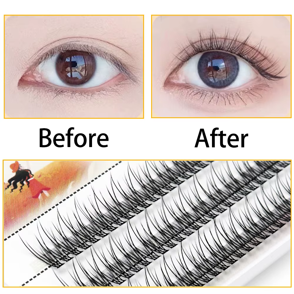 Faux cils en vison en queue de poisson
