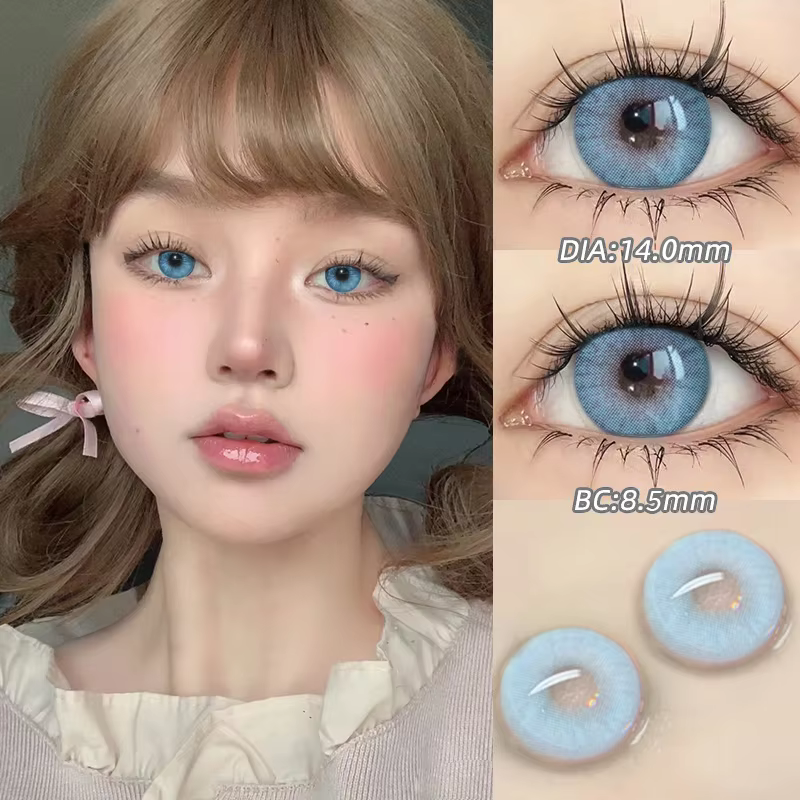 YIMEIXI 1 paire de lentilles de Contact de couleur myopie pour les yeux