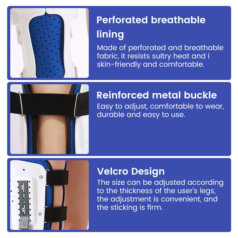 Orthèse réglable pour genou, cheville, pied, soutien des membres inférieurs, protection contre les fractures, soutien des articulations des jambes, soins de rééducation des ligaments