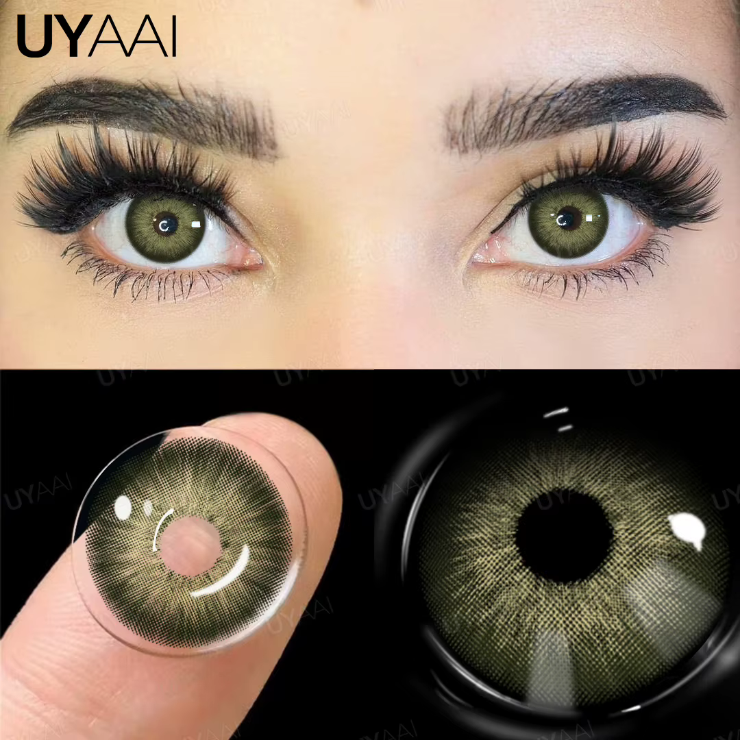 UYAAI 1 paire de lentilles de Contact de couleur pour les yeux