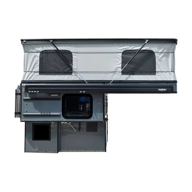 Tente de camping surélevée tout-terrain personnalisée haute performance pour pick-up, idéale pour les voyages sauvages et les camping-cars