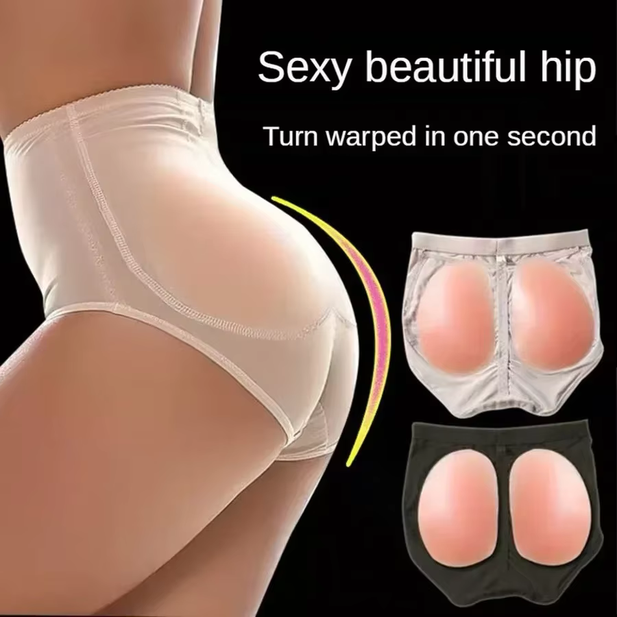 Fesses rembourrage culottes femmes Push Up corps Shaper Silicone rehausseur bout à bout hanche Lifter Gluteus remplissage élégant Shapewear