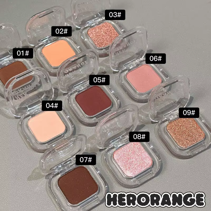 Palette de fards à paupières monochromes