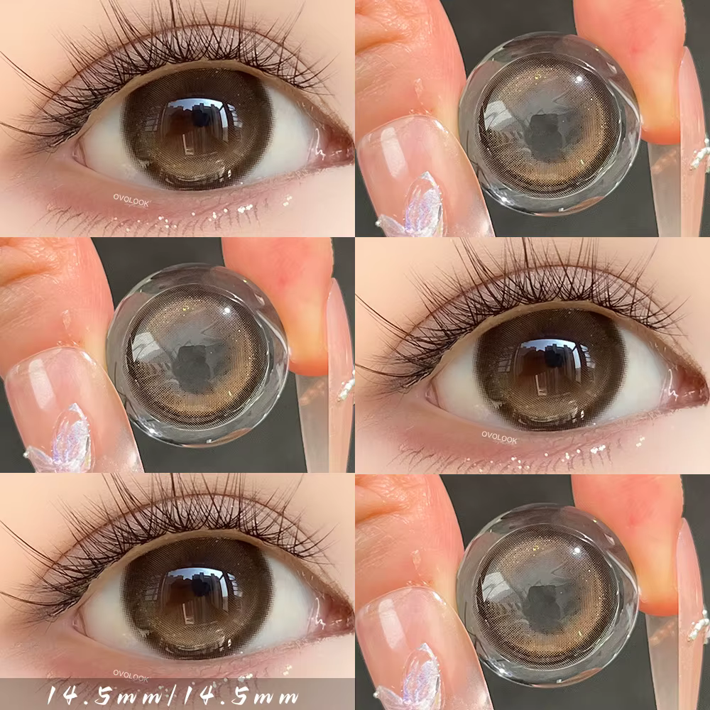 Nouveau 1 paire de lentilles de Contact colorées pour myopie pour les yeux