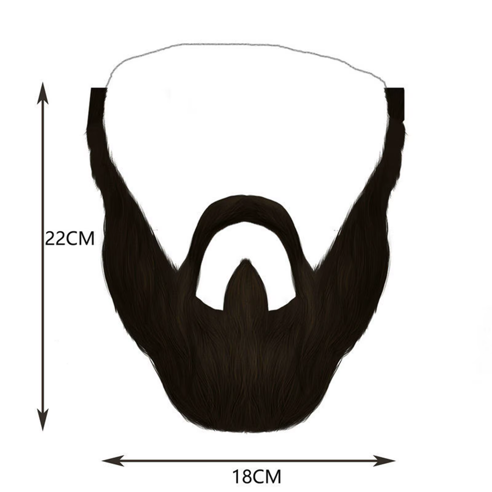 Fausse barbe, fausses moustaches pour fête costumée, barbe en flanelle pour maquillage et déguisement, fausse barbe de mascarade pour femmes et hommes, poils faciaux, moustaches