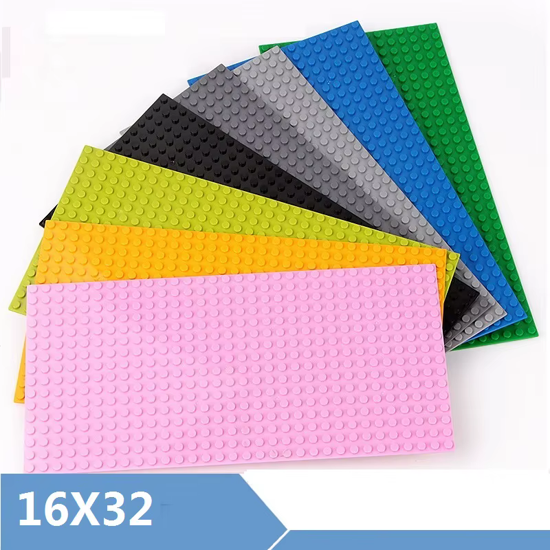 Plaque de base pour blocs de construction 32*32 16x32 points, double face, briques classiques, accessoires de briques classiques DIY, jouets pour enfants