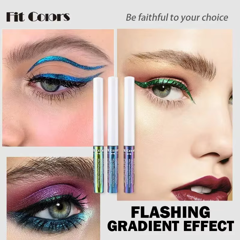 Caméléons Eyeliner liquide perle brillant métallique fard à paupières Liner Multi Chrome couleur Aurora maquillage des yeux paillettes Pigment