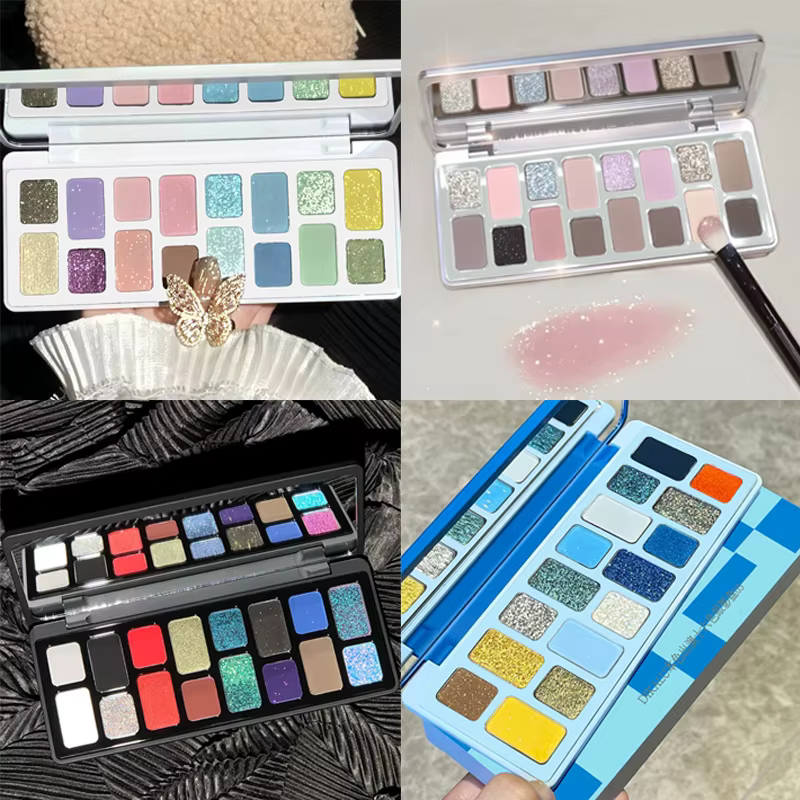 Palette de maquillage d'ombre à paupières 16 couleurs