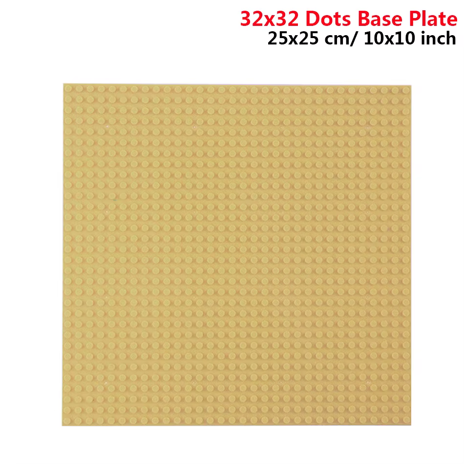 Blocs de construction classiques 32x32 32x16 points, plaque de Base MOC, briques de petite taille, pièces de plaque de Base pour figurines de ville, jouets pour enfants