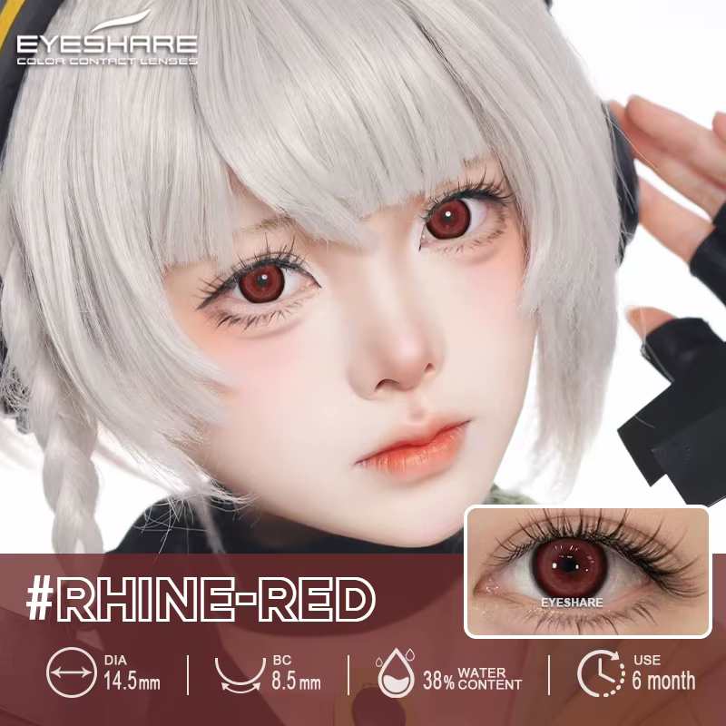EYESHARE 1 paire de lentilles de cosplay anime pour les yeux